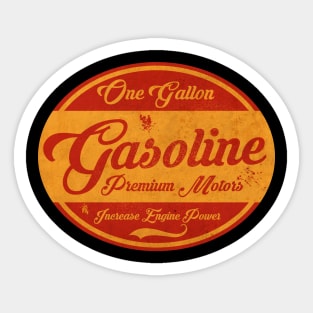 Vintage Gasoline Sign Sticker